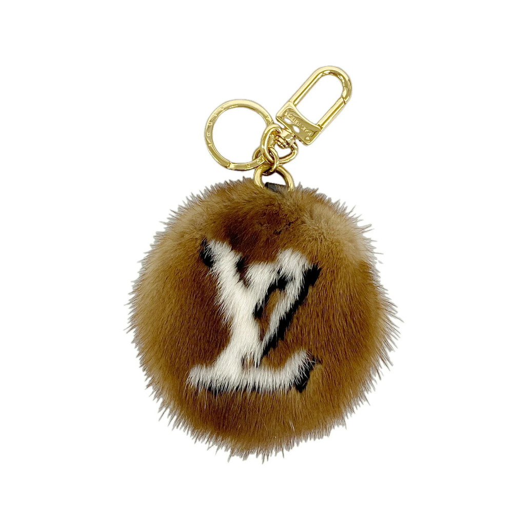 Louis Vuitton Keychain Charm Portefeuille LV Vison M69563 Brown Women's